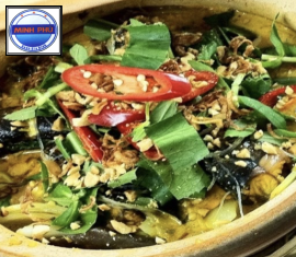 Lươn um chuối đậu