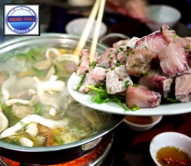 Canh riêu cá trắm giòn