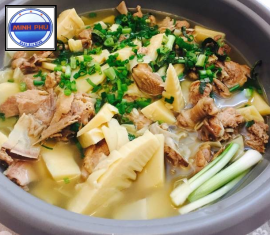 Vịt trời nấu măng