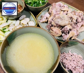 Vịt trời nấu cháo đậu xanh