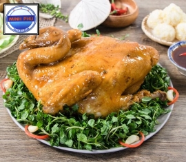 Gà tre hấp mắm nhĩ
