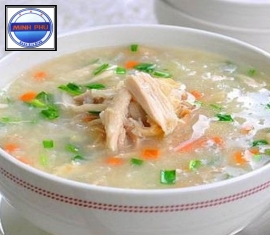 Gà tre nấu cháo