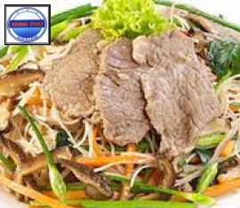 Bún gạo xào bò