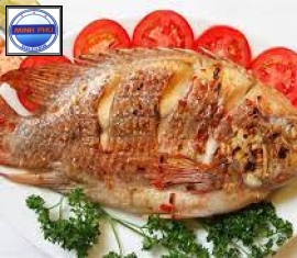 Cá diêu hồng chiên sả