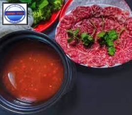 Bắp bò nhúng ớt hiểm