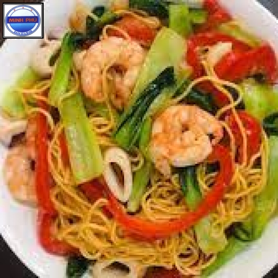 Mì trứng xào hải sản
