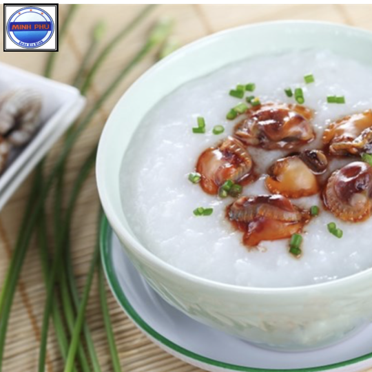 Sò huyết nấu cháo