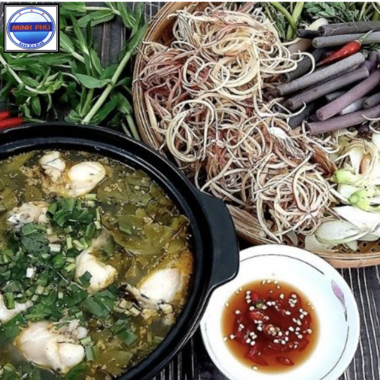 Ếch nấu lá giang