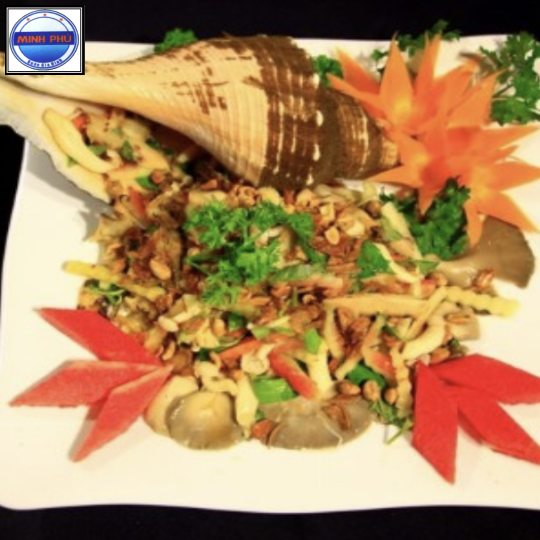 Ốc Hoàng Hậu bóp gỏi 