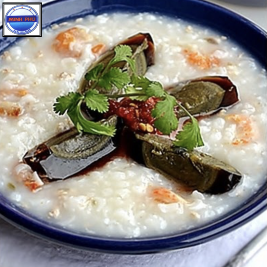 Cháo tôm khô trứng Bắc Thảo