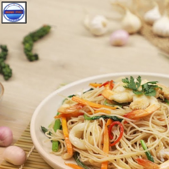 Bún gạo xào hải sản
