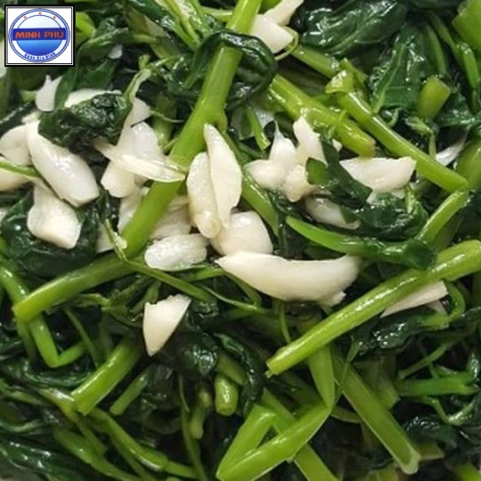 Rau muống xào tỏi/ chao
