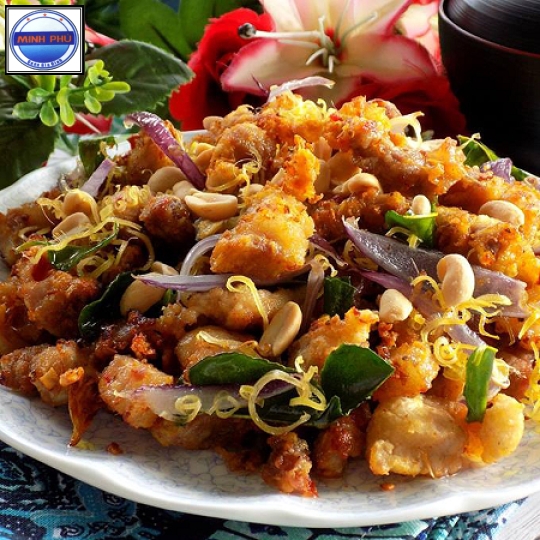 Ba chỉ nướng riềng mẻ