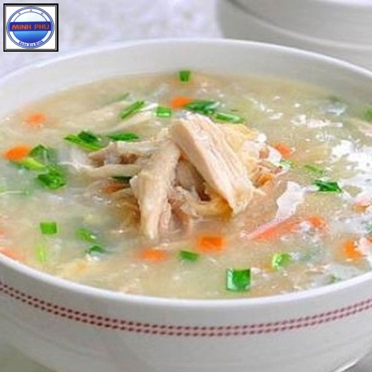 Gà tre nấu cháo