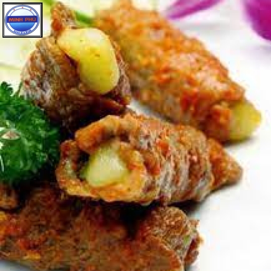 Bò cuộn phô mai